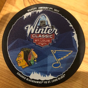 St Louis Blues Vs Hawks Winter Classic ‘17 puck