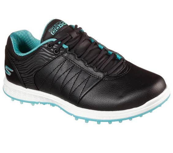 Skechers Go Golf Pivot Women's Golf Shoes (Black/Turquoise, 6.5, Medium) NEW