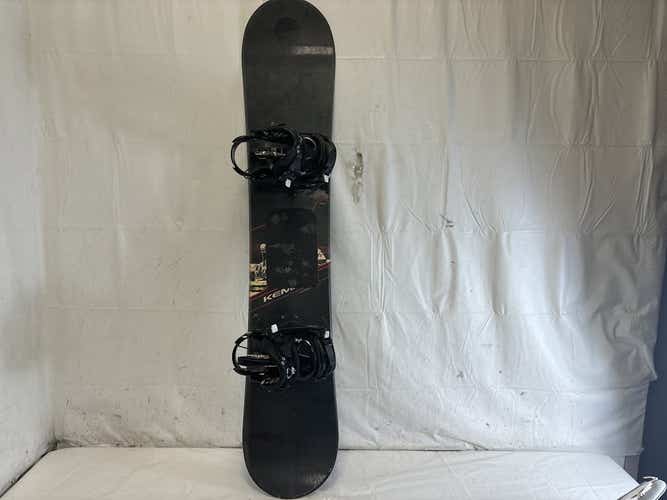 Used Kemper Orbit Series 145 Cm Snowboard W K2 Tryst Bindings