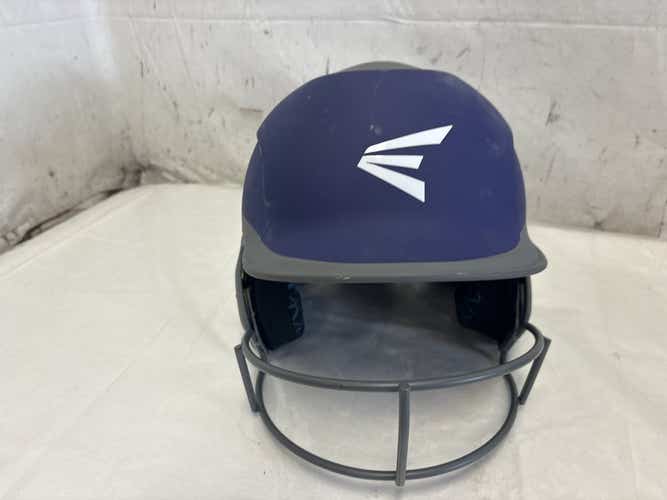 Used Easton Prowess 6 7 8 - 7 3 8 M L Fastpitch Softball Batting Helmet W Mask - Excellent