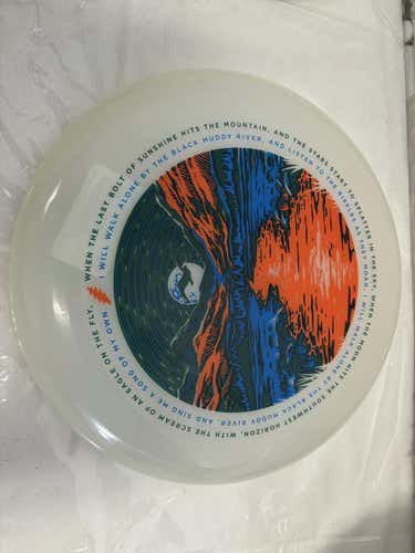 New Funn And Frolic Waves 175g Glow Ultimate Frisbee Disc - Recycled - Made In U.s.a.