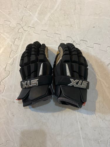 Used STX Large Surgeon RZR Lacrosse Gloves