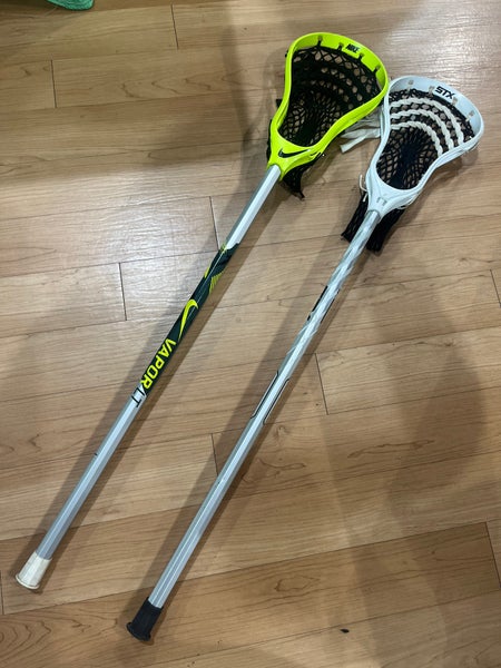 2 Used Nike and STX Complete Sticks