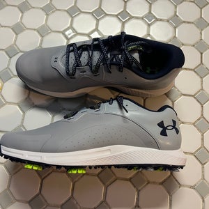 New Men's Under Armour Charged draw 2  Golf Shoes Size 11.5