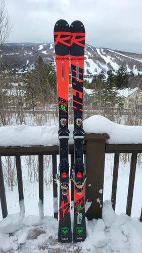 New Rossignol 157 cm Racing Hero Athlete SL Skis With New SPX 12 Bindings