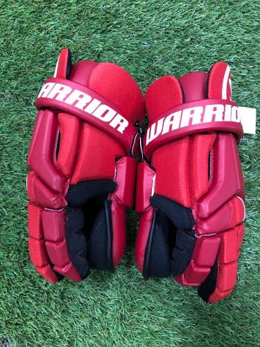 New Goalie Warrior Burn Lacrosse Gloves Large
