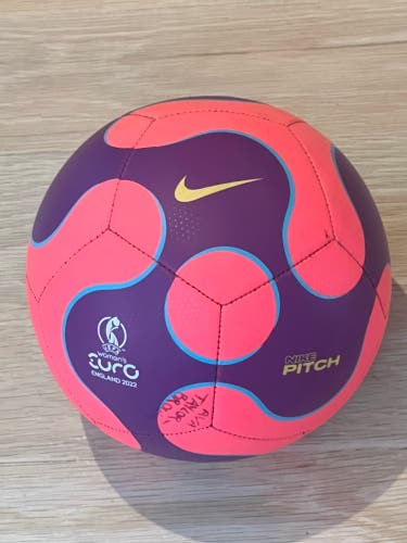 Girls’ Nike Pitch England 2022 soccer ball, size 3