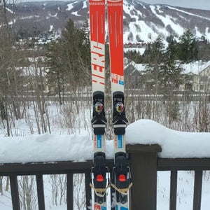New Rossignol 182 cm Racing Hero FIS GS 23 Meter Skis With New SPX Bindings Max Din 14