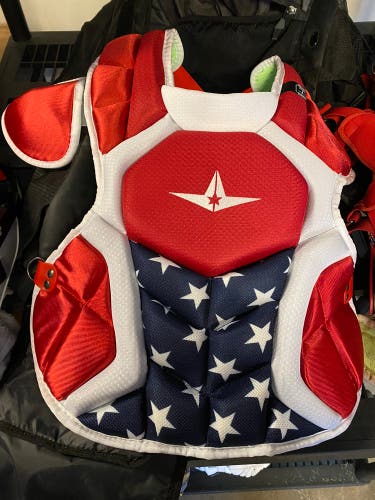 Used All Star Youth System 7 Axis Catcher's Set - EASTON BAG INCLUDED