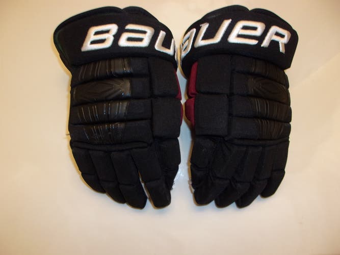 ARIZONA COYOTES Jason Zucker game-worn 14-inch Bauer Pro Series kachina-style gloves 2023-24