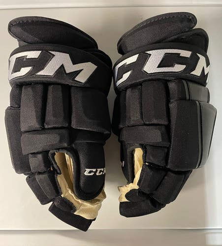 New  CCM 14" Pro Stock HG97 Gloves Calgary Flames With Shot Blockers