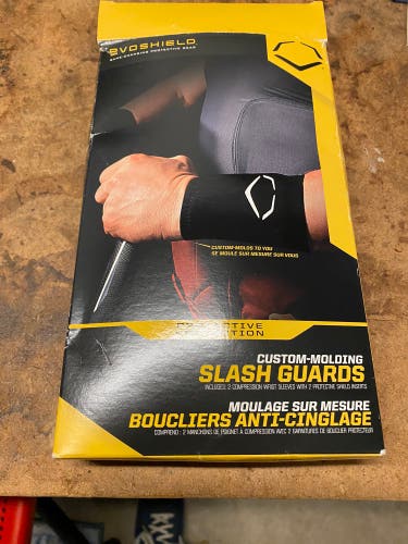 EvoShield Batter’s / Catcher’s Wrist Guard, Or Hockey Slash Guard For Hockey - S/M, You Get Both