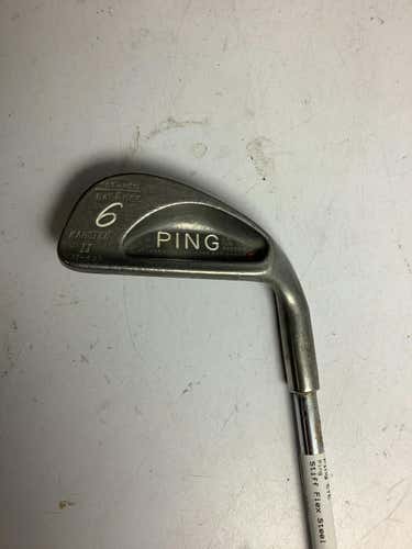 Used Ping Eye 6 Iron Stiff Flex Steel Shaft Individual Irons