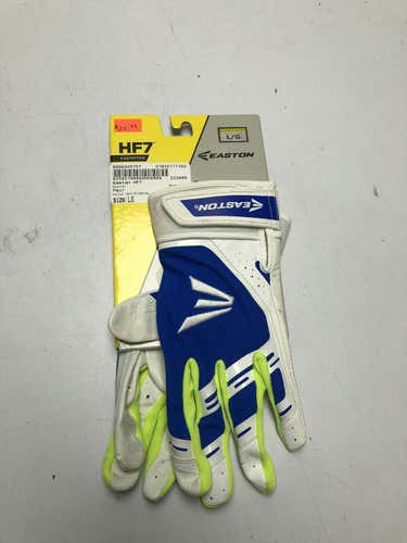 Used Easton Hf7 Lg Pair Baseball & Softball Batting Gloves