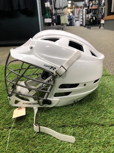 White Used Adult Cascade CPV-R Helmet