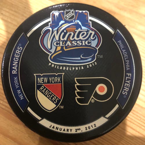 Winter Classic Rangers Vs Flyers ‘12 puck