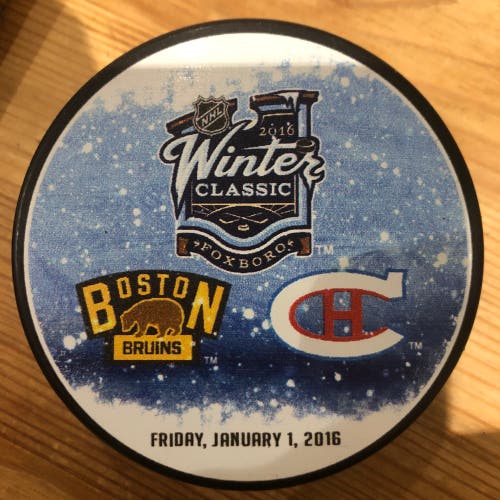 Winter Classic Bruins Vs Canadiens ‘16 puck