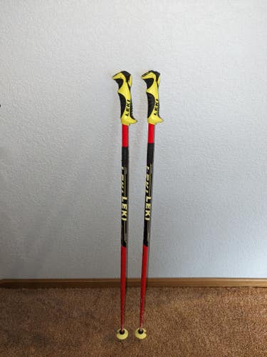 Used 42in (105cm) Leki Racing World Cup Lite SL Ski Poles