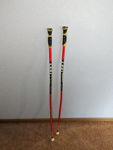 Used 44in (110cm) Leki Racing World Cup Lite GS Ski Poles