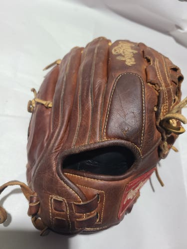 Used Right Hand Throw Rawlings Outfield Gg elite Softball Glove 12.5"