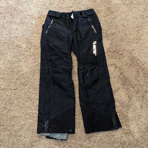 Black Used Unisex Youth Medium Arctica Ski Pants Size Medium