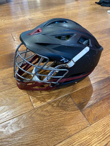 Used Black Cascade R Lacrosse Helmet