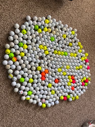 324 Used Assorted Golf Balls (27 dozen)