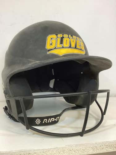 Used Rip-it Softball Helmet W Mask S M Baseball And Softball Helmets