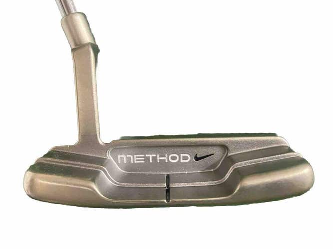 Nike Method Core M3Ci Putter Steel Shaft 35" New Grip HC RH Excellent Condition