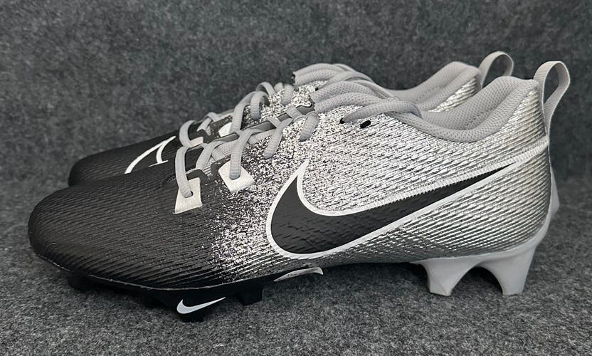 Men’s Nike Vapor Edge Speed 360 2 Metallic Silver Black Cleats DA5455-003 Size 11