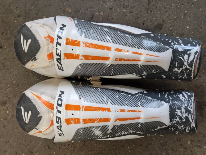 Used Senior Easton Mako 16" Shin Pads