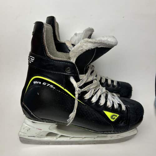 Graf G75 Lite Ice Hockey Skate Tuuk Lightspeed 2 Holder Made in Canada Sz 8