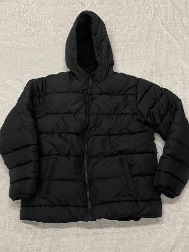 Swiss Tech Full Zip Hooded Jacket Women’s Large XL 14-16 Black