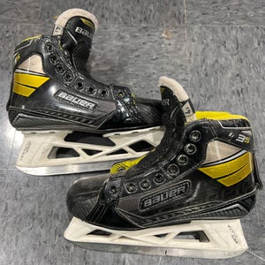 Used Bauer Supreme 3S Hockey Goalie Skates (Size 4.5)