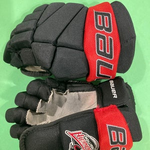 Black Used Junior Bauer Vapor Team Gloves 11"