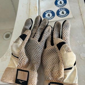 Used YL Mizuno Batting Gloves