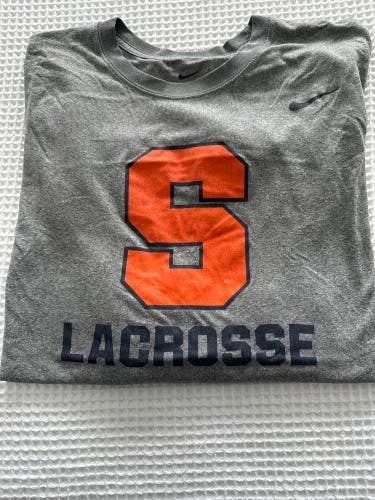 New Nike Syracuse Lacrosse L/S Dri Fit XXL