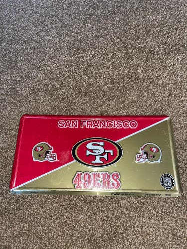 NFL Gene 1999 San Francisco 49ers License Plate Vintage Classic Used Pre Owned