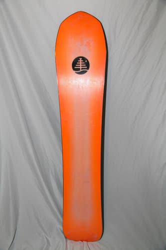 Used Men's Burton Straight Chuter 159cm Snowboard Powder Without Bindings Stiff Flex Directional