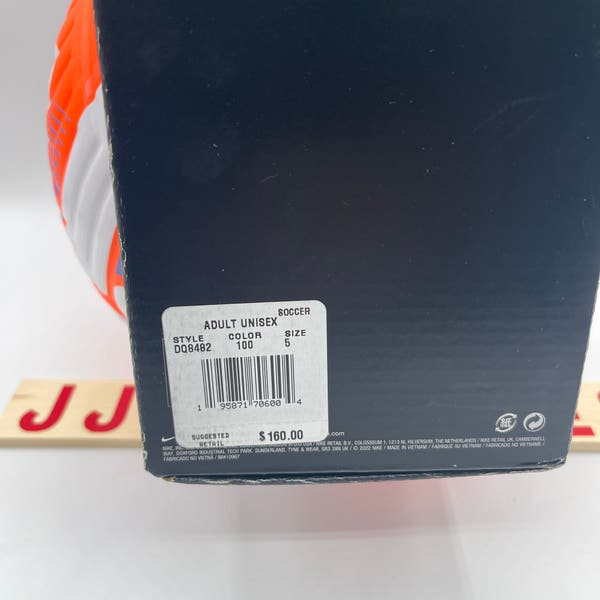 Nike Flight FIFA Official Match Soccer Ball ACC Total Orange