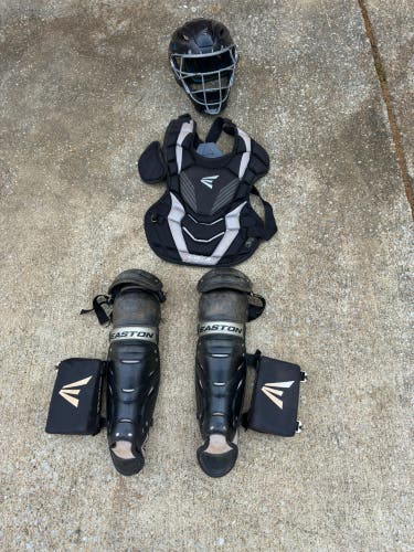 Used  Easton Gametime Catcher's Set