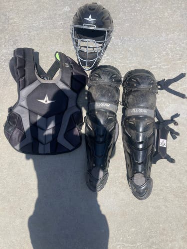 Used  All Star System 7 Axis Catcher's Set