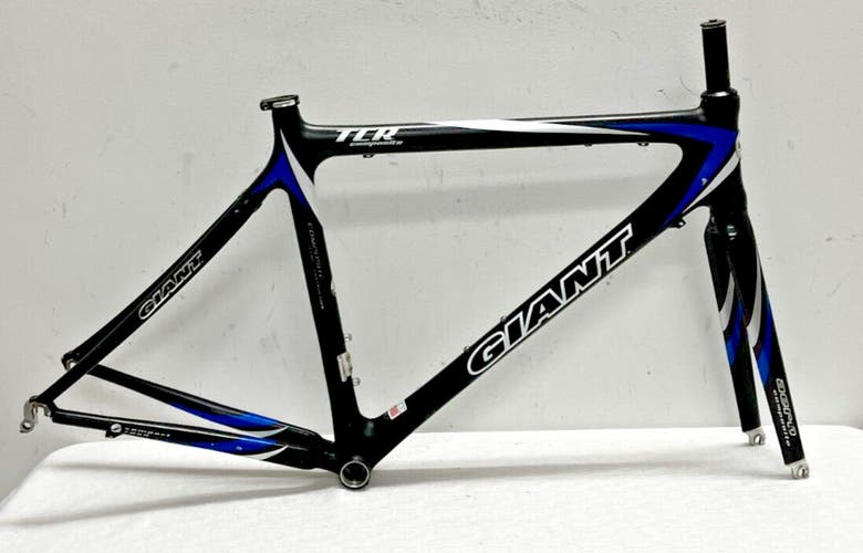 Giant TCR Composite Medium Carbon Compact Road Bike Frame/Fork +Headset CLEAN