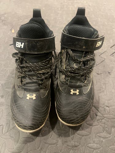 Black Used Youth Under Armour Bryce harper - Baseball Cleats