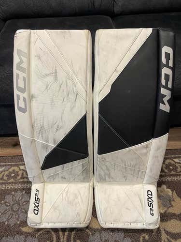 Used 32" CCM Axis 2.9 Goalie Leg Pads