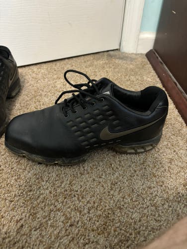 Black Used Size 9.5 (Women's 10.5) Nike Tiger woods Golf Shoes