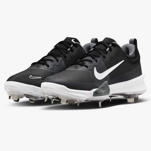 new men's 8.5 Nike Force Zoom Trout 9 Pro Baseball Cleats Black White FB2907-001