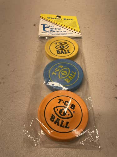 New Total Control Total Control Sports Vision Disc Baseball And Softball Training Aids