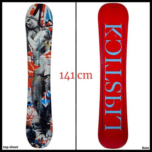 #1680 Burton Lipstick Lip-Stick Womens Snowboard Size 141 cm