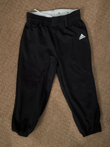 Black Used XS Adidas Game Pants